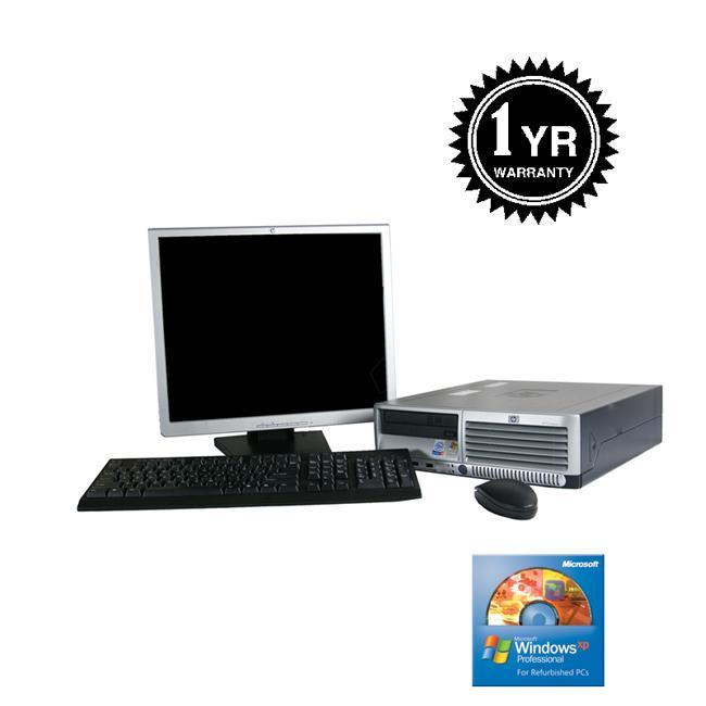 HP DC5100 2.8GHz 1G 80GB Combo SFF Computer/ Monitor (Refurbished 