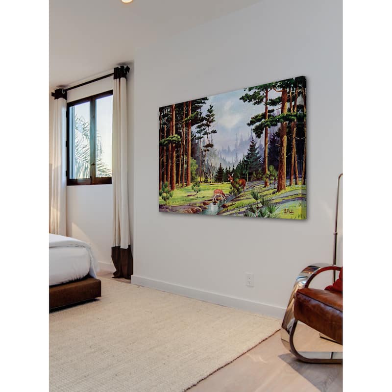 Marmont Hill - 'Minnesota Woods' Painting Print on Wrapped Canvas - Multi-Color
