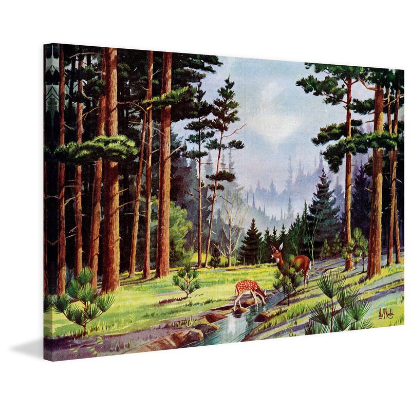 Marmont Hill - 'Minnesota Woods' Painting Print on Wrapped Canvas - Multi-Color