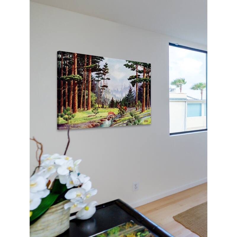 Marmont Hill - 'Minnesota Woods' Painting Print on Wrapped Canvas - Multi-Color