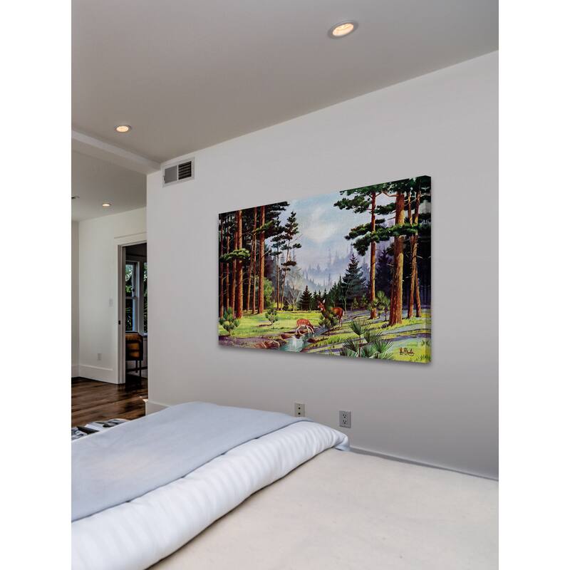 Marmont Hill - 'Minnesota Woods' Painting Print on Wrapped Canvas - Multi-Color