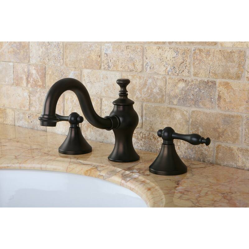 Kingston Brass Victorian Nuovo Lever Widespread Bathroom Faucet
