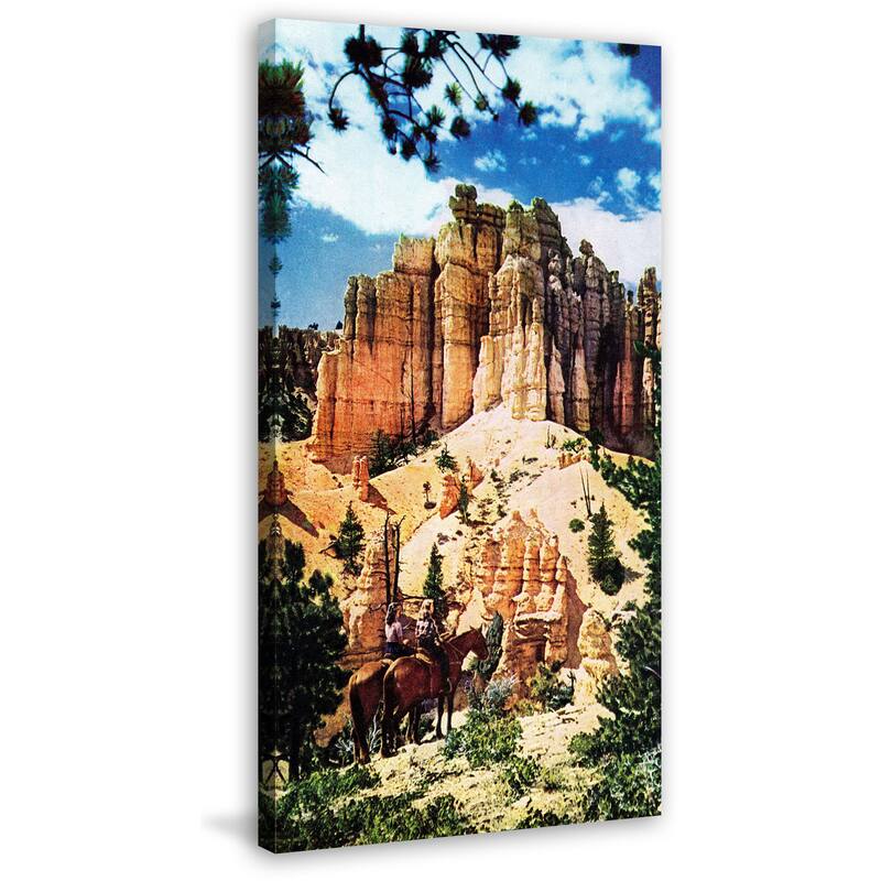 Marmont Hill - 'Bryce Canyon' Painting Print on Wrapped Canvas - Multi-Color