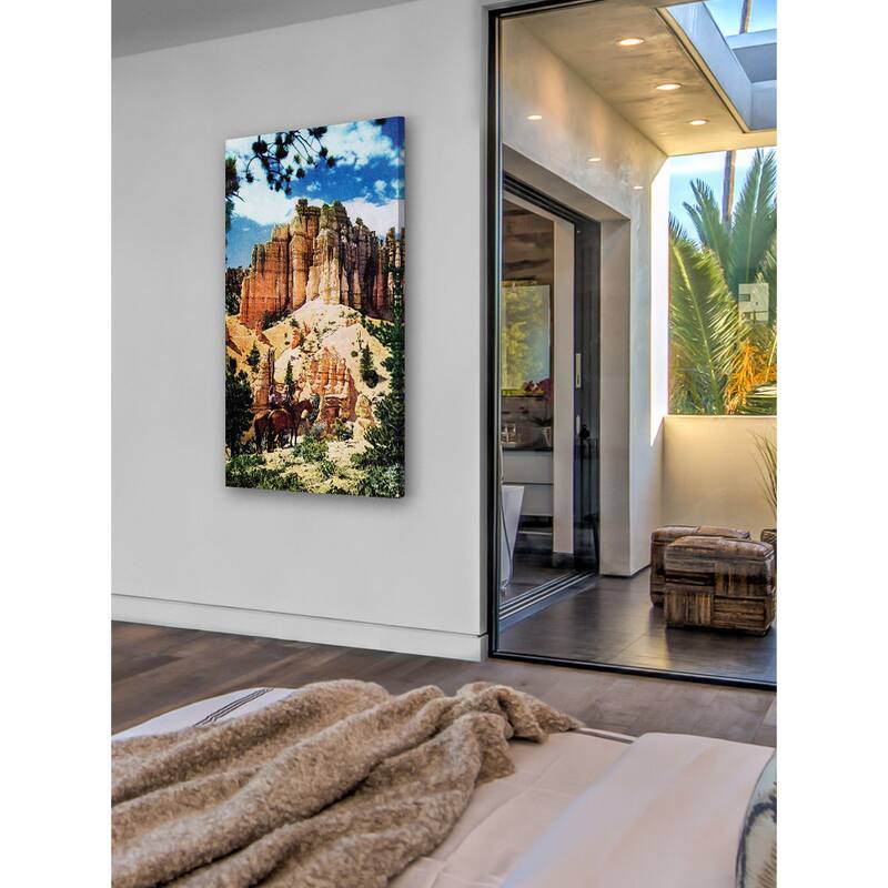 Marmont Hill - 'Bryce Canyon' Painting Print on Wrapped Canvas - Multi-Color