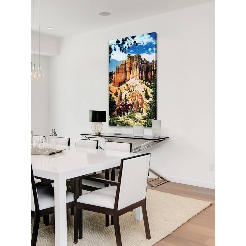 Marmont Hill - 'Bryce Canyon' Painting Print on Wrapped Canvas - Multi-Color