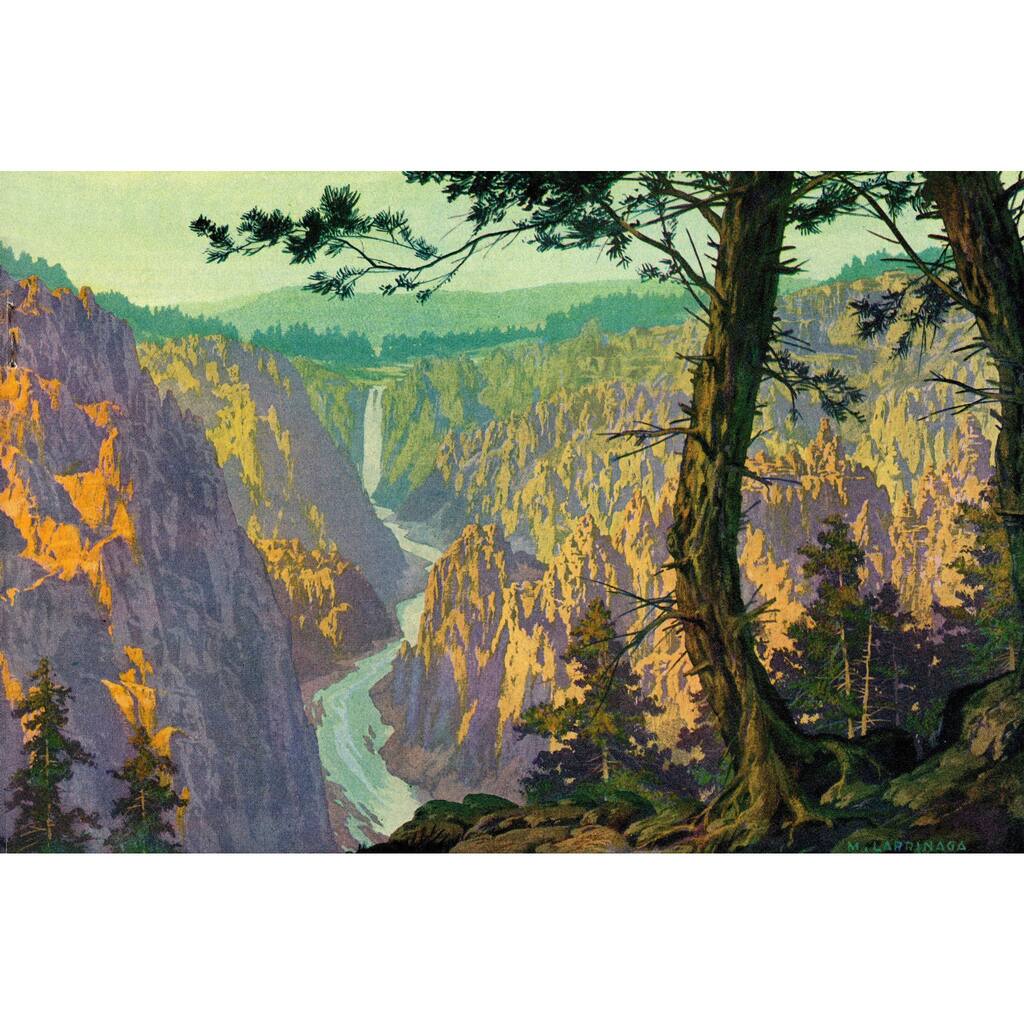 Marmont Hill - 'Grand Canyon 2' Painting Print on Wrapped Canvas - Multi-Color