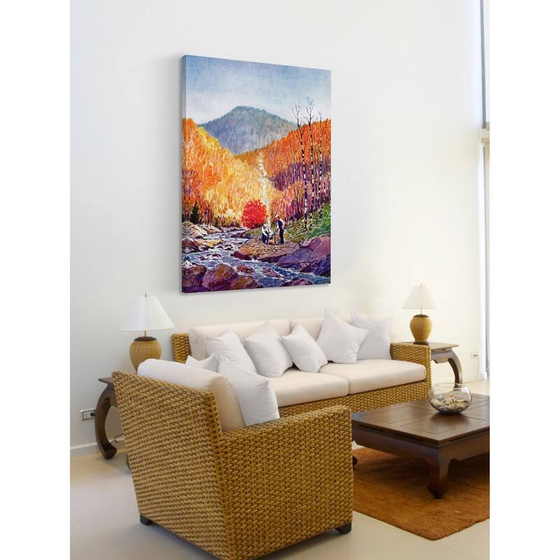 Marmont Hill - 'Autumn View' Painting Print on Wrapped Canvas - Multi-Color