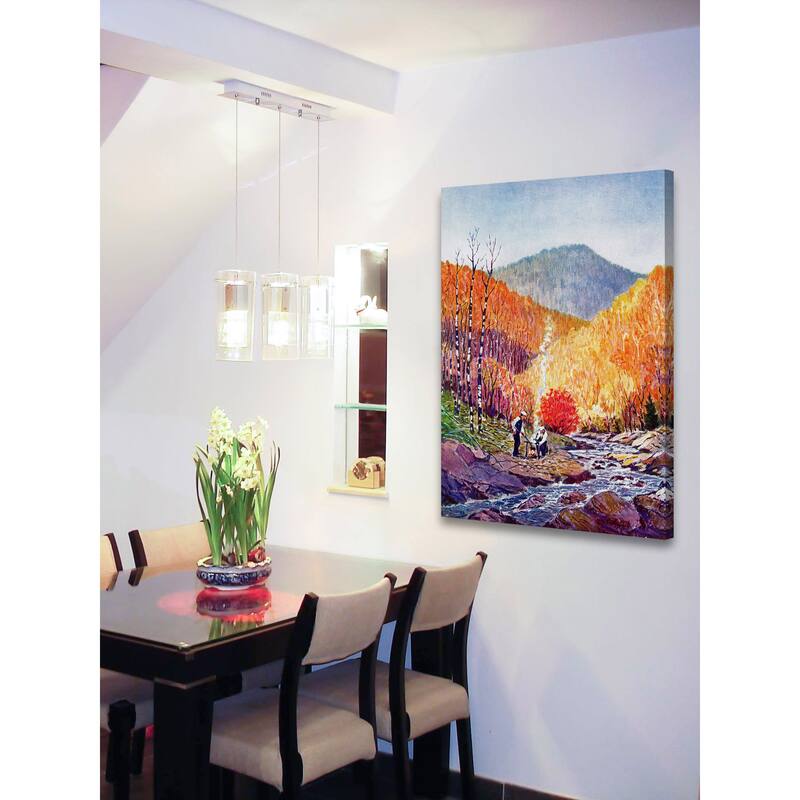 Marmont Hill - 'Autumn View' Painting Print on Wrapped Canvas - Multi-Color