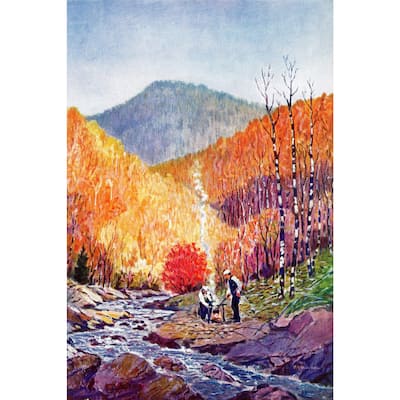 Marmont Hill - 'Autumn View' Painting Print on Wrapped Canvas - Multi-Color