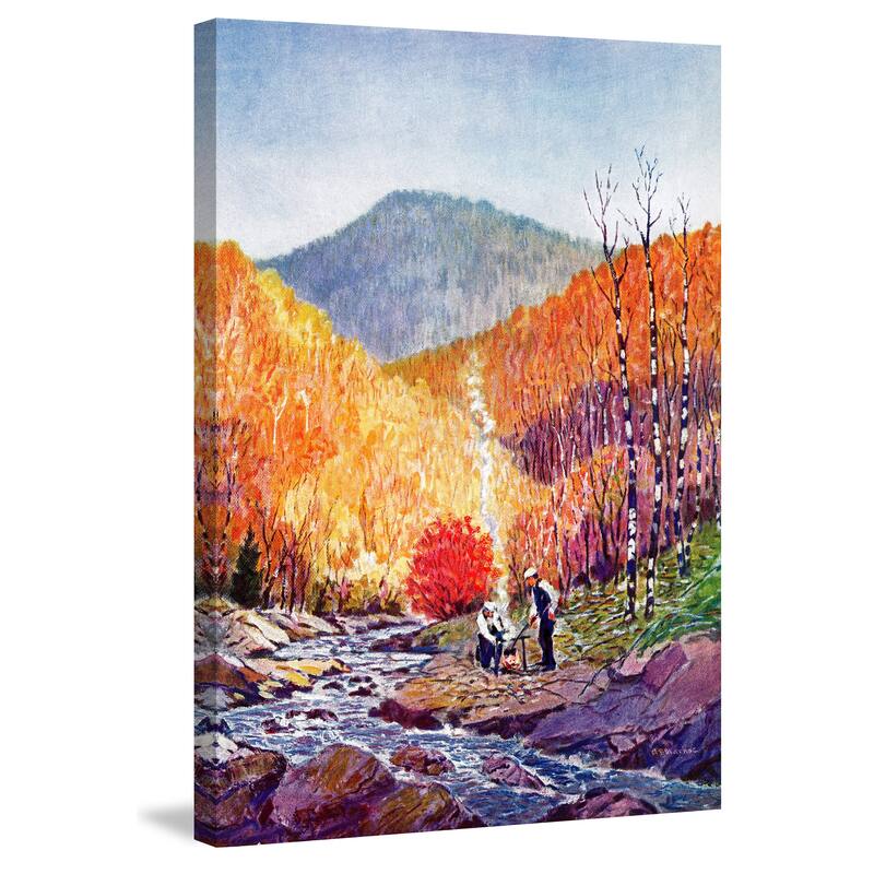 Marmont Hill - 'Autumn View' Painting Print on Wrapped Canvas - Multi-Color