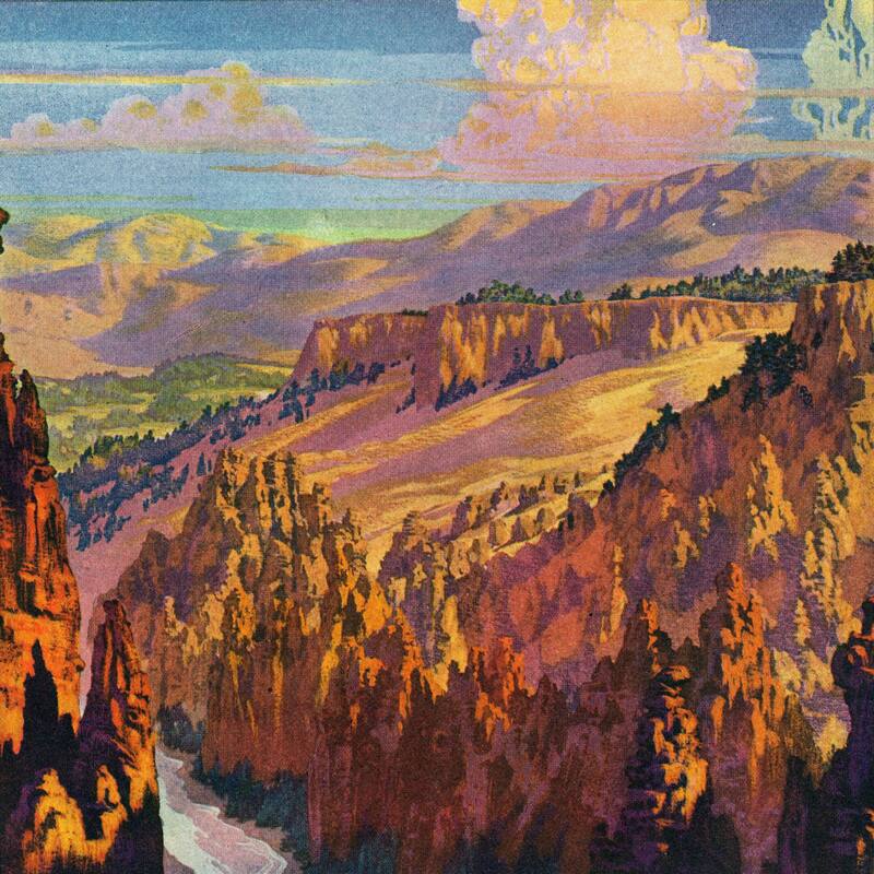 Marmont Hill - 'Grand Canyon' Painting Print on Wrapped Canvas - Multi-Color