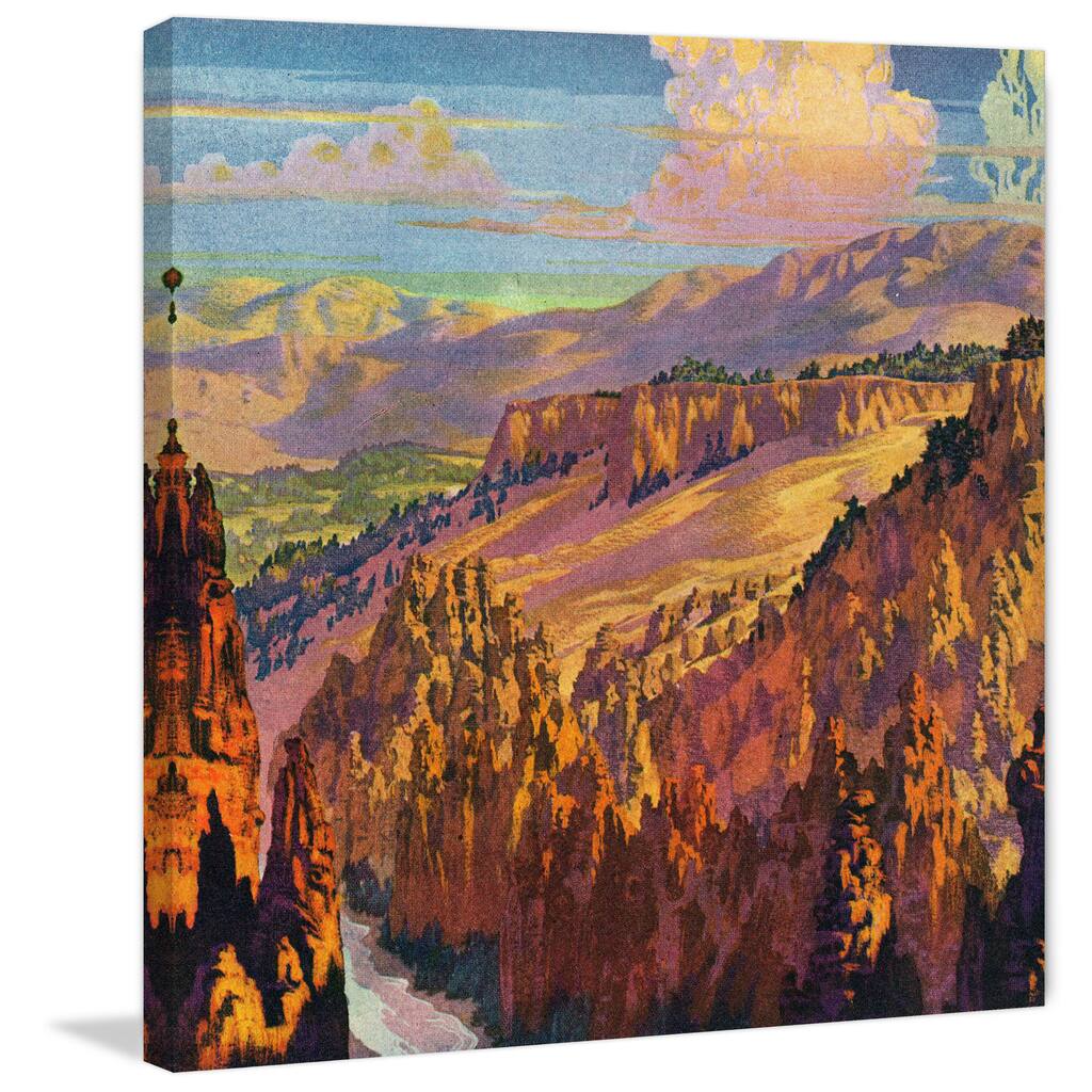 Marmont Hill - 'Grand Canyon' Painting Print on Wrapped Canvas - Multi-Color