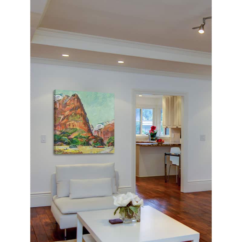 Marmont Hill - 'Lady Mountain' Painting Print on Wrapped Canvas - Multi-Color
