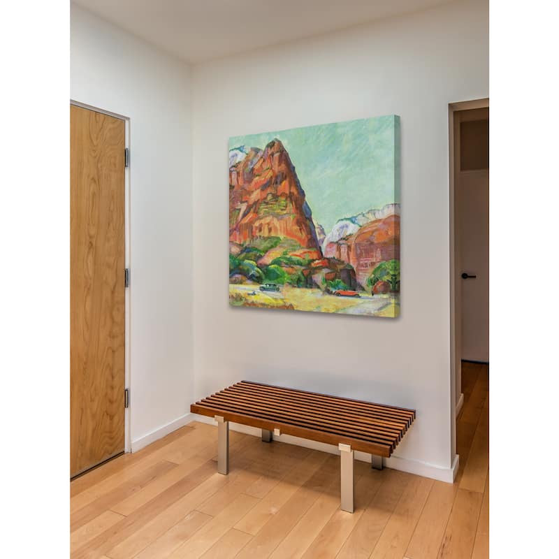 Marmont Hill - 'Lady Mountain' Painting Print on Wrapped Canvas - Multi-Color