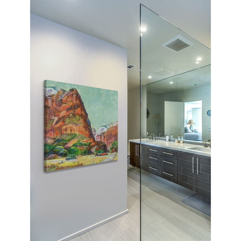Marmont Hill - 'Lady Mountain' Painting Print on Wrapped Canvas - Multi-Color