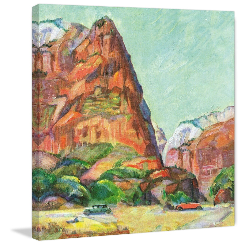 Marmont Hill - 'Lady Mountain' Painting Print on Wrapped Canvas - Multi-Color