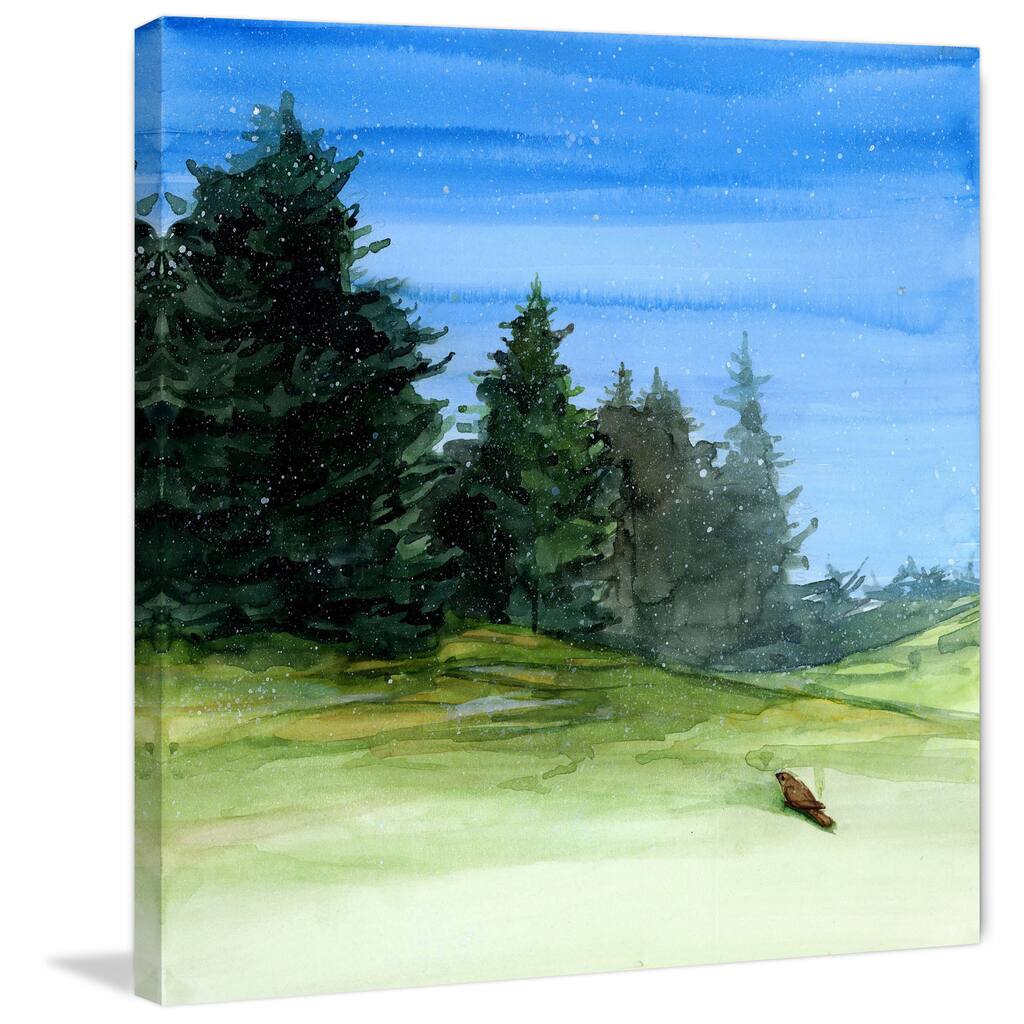 Marmont Hill - 'Starry Sky' Painting Print on Wrapped Canvas - Multi-Color