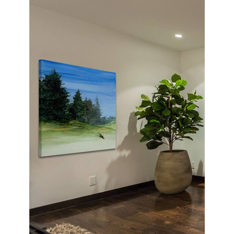 Marmont Hill - 'Starry Sky' Painting Print on Wrapped Canvas - Multi-Color