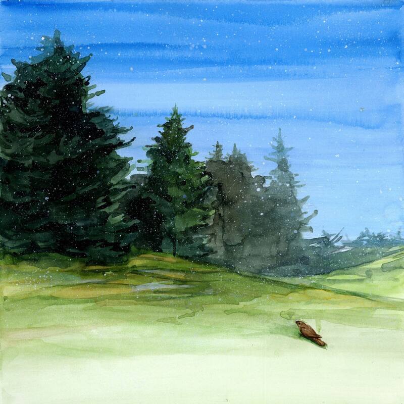 Marmont Hill - 'Starry Sky' Painting Print on Wrapped Canvas - Multi-Color