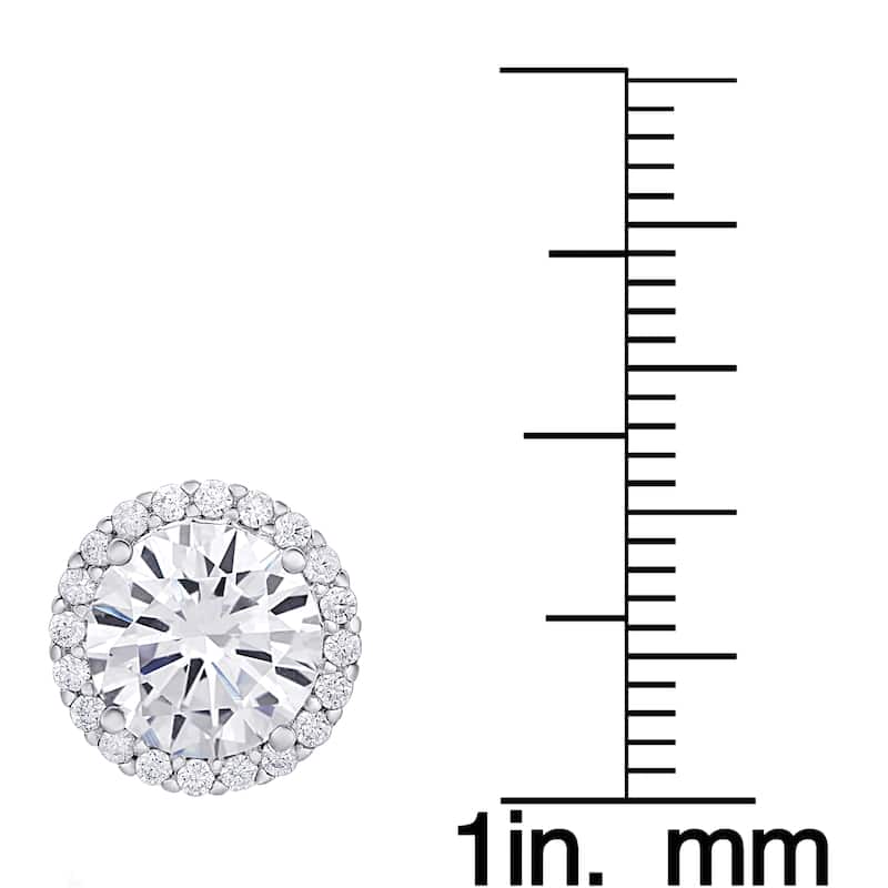 Victoria Townsend Sterling Silver Cubic Zirconia Circle Stud Earrings