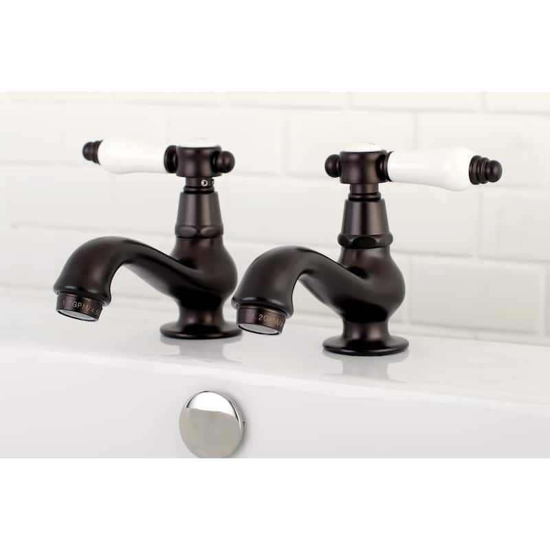 Kingston Brass Classic Basin Taps Lever Handles Bathroom Faucet - Oil Rubbed bronze
