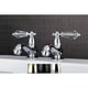 Kingston Brass Classic Basin Taps Crystal Handles Bathroom Faucet - Bed 