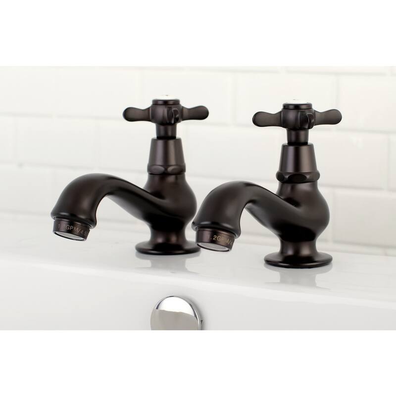 Kingston Brass Classic Basin Taps Cross Handles Bathroom Faucet