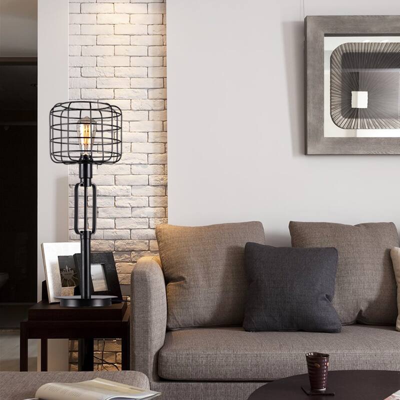 Gimbane Cage Shade Table Lamp