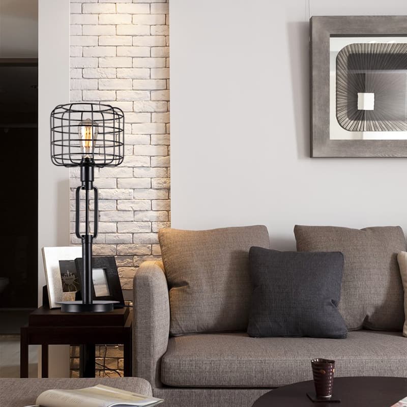 Gimbane Cage Shade Table Lamp