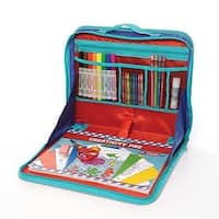 EZ Desk Model T100 Drawing and Crafting Laptop-style Travel Activity Kit