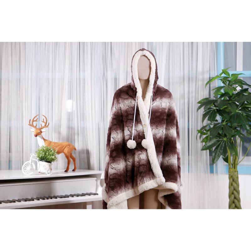 Chic Home Aisha Hooded Snuggle Blanket