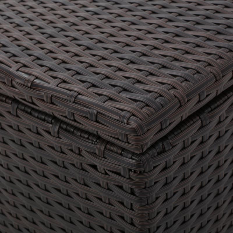 Santa Rosa Outdoor Wicker Storage Coffee Table by Christopher Knight Home