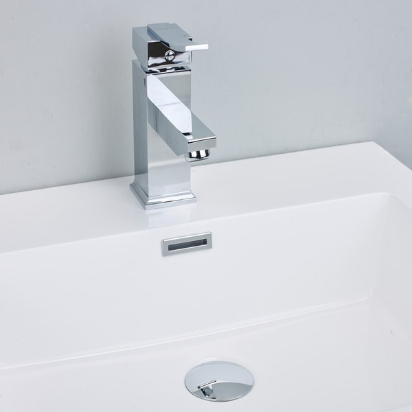 EVIVA Bevera Single Handle (Lever) Bathroom Vanity Sink ...