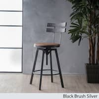 Alanis Firwood Antique 26-inch Bar Stool by Christopher Knight Home - N/A