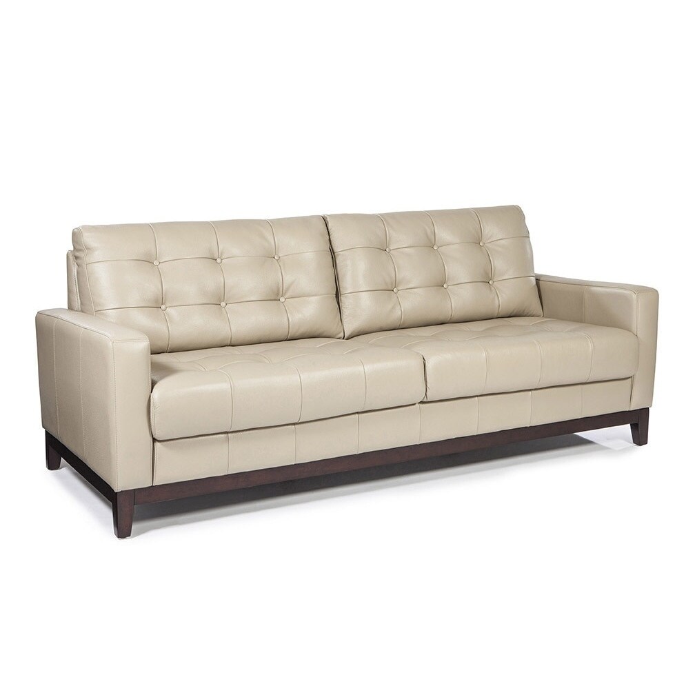Lazzaro Leather Clayton Taupe Sofa 14030574 Lazzaro Leather Clayton Taupe Sofa
