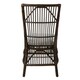 preview thumbnail 5 of 6, Brown Rattan Cushioned Accent Chairs - Set of 2