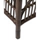 preview thumbnail 8 of 6, Brown Rattan Cushioned Accent Chairs - Set of 2