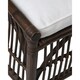preview thumbnail 7 of 6, Brown Rattan Cushioned Accent Chairs - Set of 2