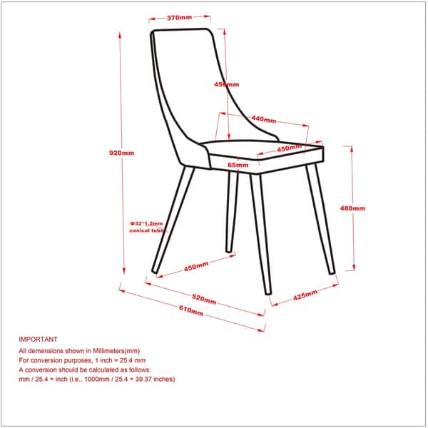 Carson Carrington Kaskinen Mid-century Armless Dining Chair (Set of 2)