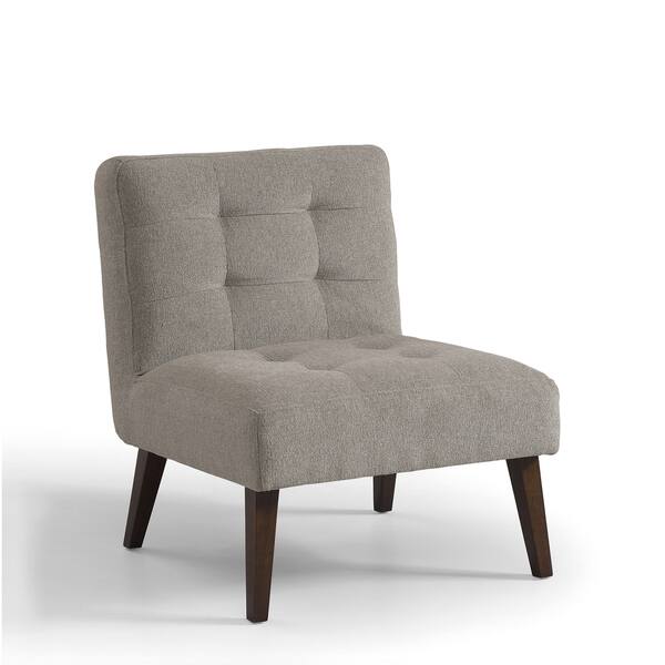 Landon Accent Chair Grey Tweed Overstock 14031041