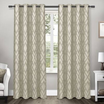 Buy Tan Geometric Curtains Drapes Online At Overstock Our