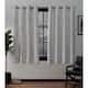 ATI Home Forest Hill Woven Blackout Grommet Top Curtain Panel Pair
