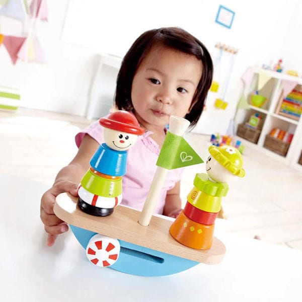 hape wooden boat rocker