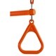 preview thumbnail 4 of 3, Machrus Swingan Trapeze Swing Bar with Vinyl Coated Chain - Fully Assembled - Orange