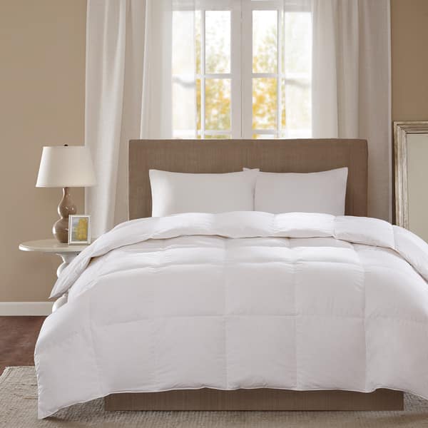 True North by Sleep Philosophy Level 2 Down Full/Queen Size Comforter with  3M Scotchgard Treatment in White(As Is Item) - Bed Bath & Beyond - 14031937
