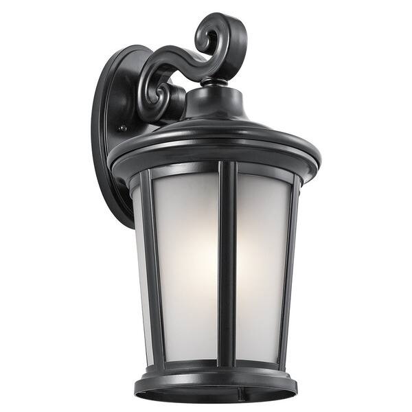 Kichler Lighting Turlee Collection 1light Black Outdoor Wall Lantern