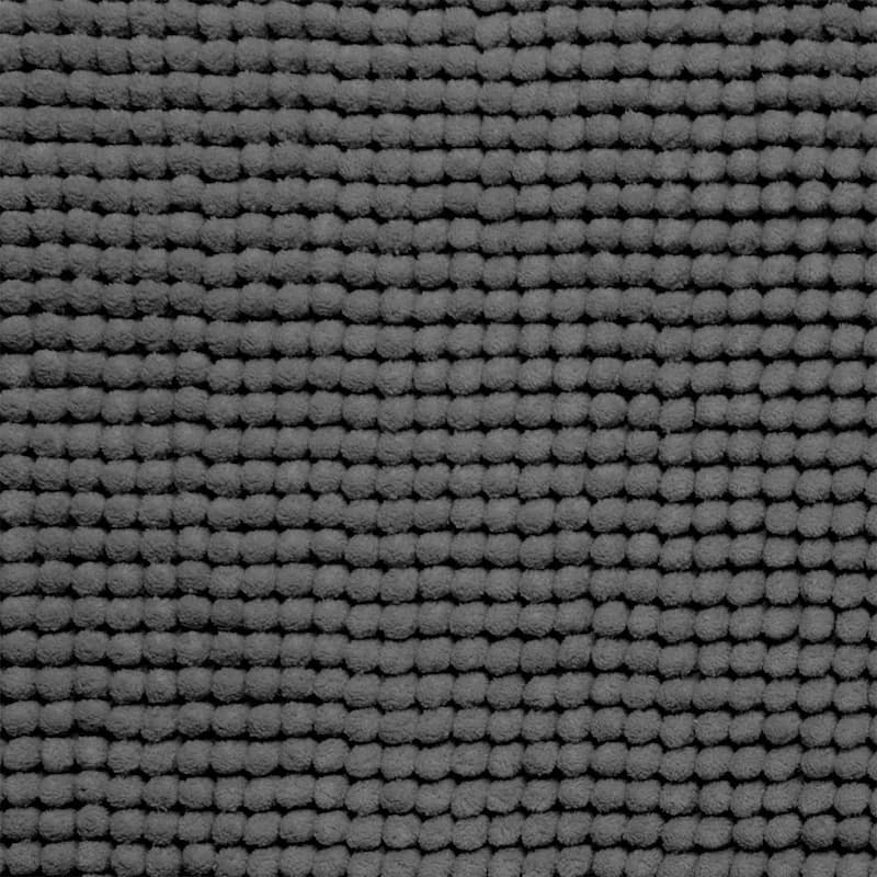 Plush Memory Foam Chenille Cushioned 17 x 24 in. Bath Mat w/ BounceComfort Technology