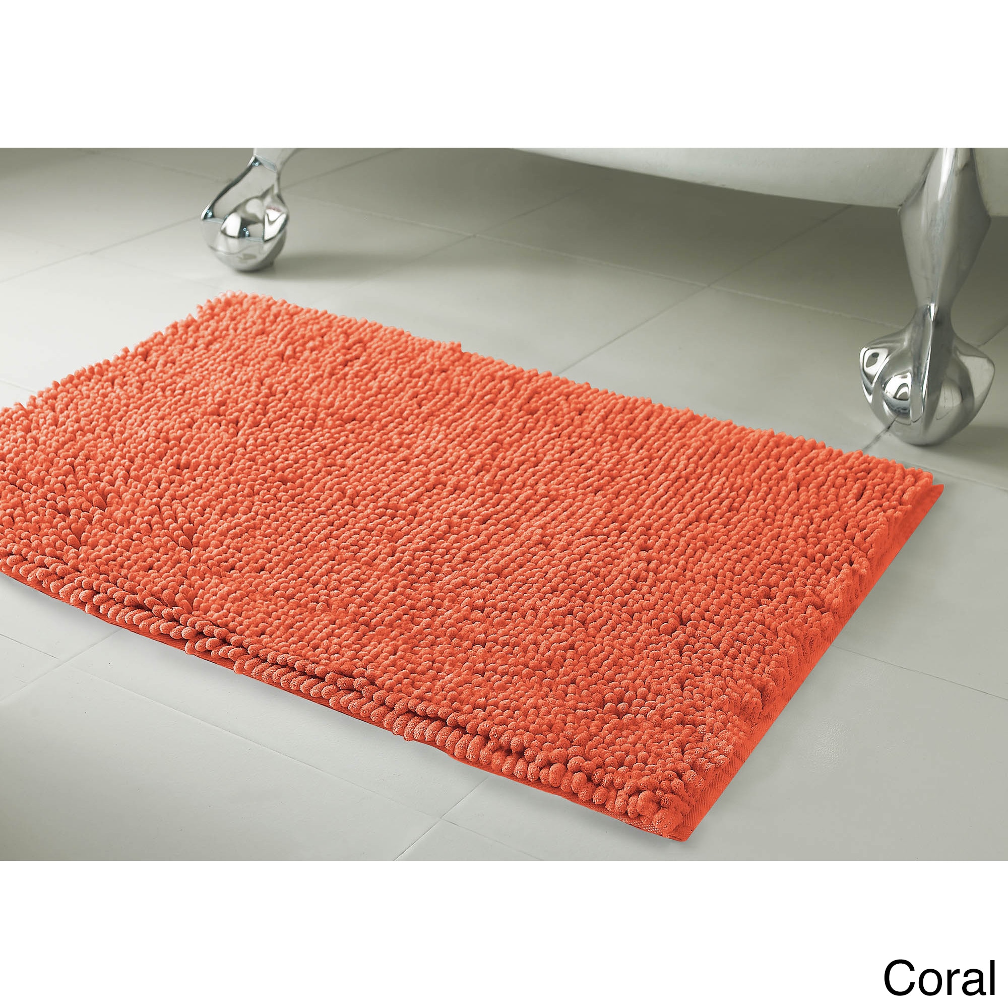 Bathroom Rugs - 2-Piece Memory Foam Bathroom Set with Chenille Shag Top and  Non-Slip Base by Windsor Home - On Sale - Bed Bath & Beyond - 10707588