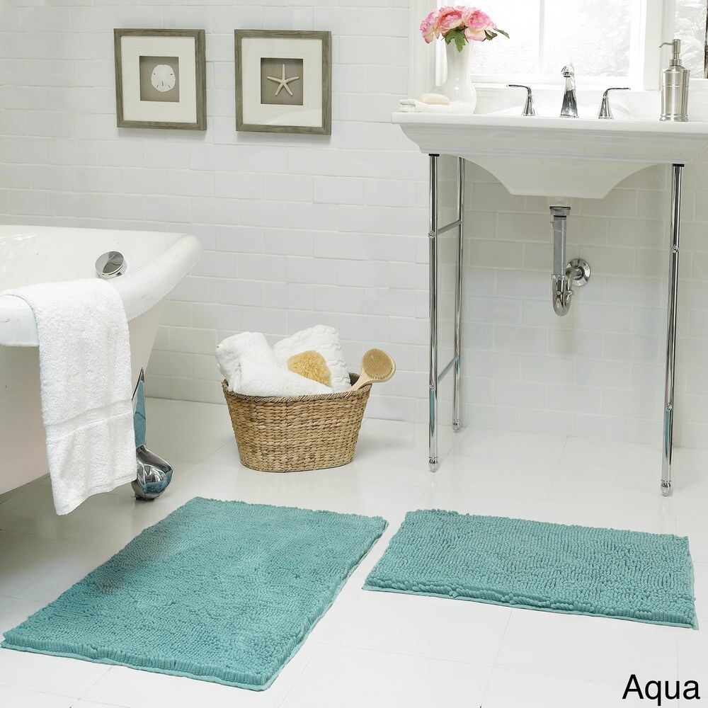 Tahari Home Meera Micro Chenille Bath Rug - On Sale - Bed Bath
