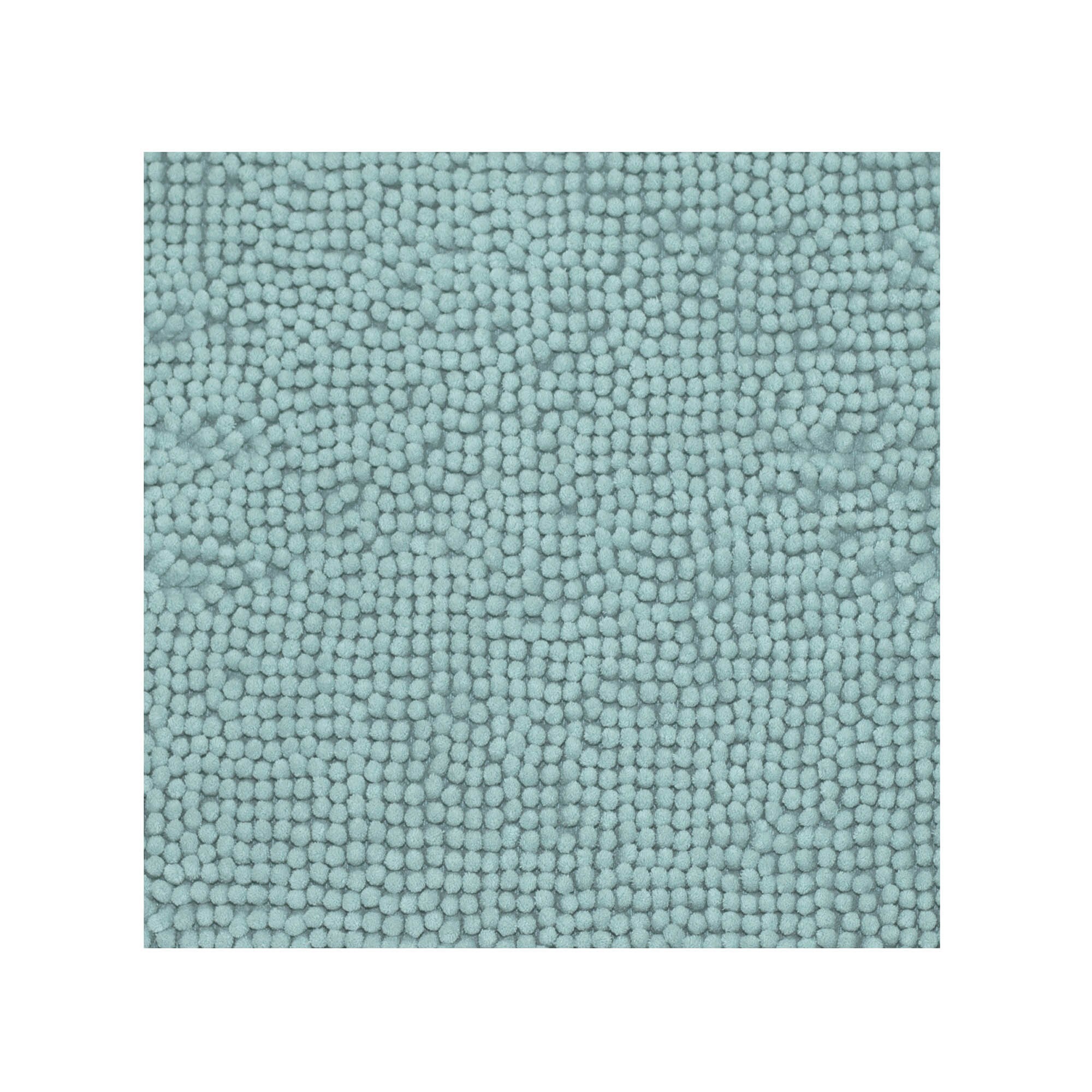 Resort Collection Plush Shag Chenille Bath Mat Marine Blue